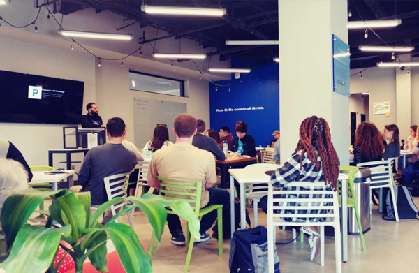 Jason Aviles presents at the HDFS Social Entrepreneurship Series